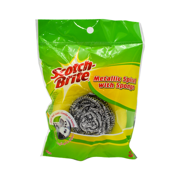 3MSB حلزوني معدني + إسفنجة لحفظ الأظافر