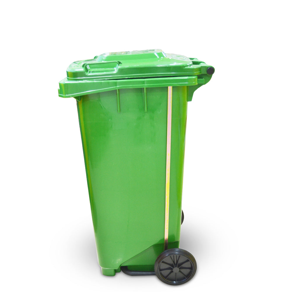 CSS Plastic Dustbin 120L Green