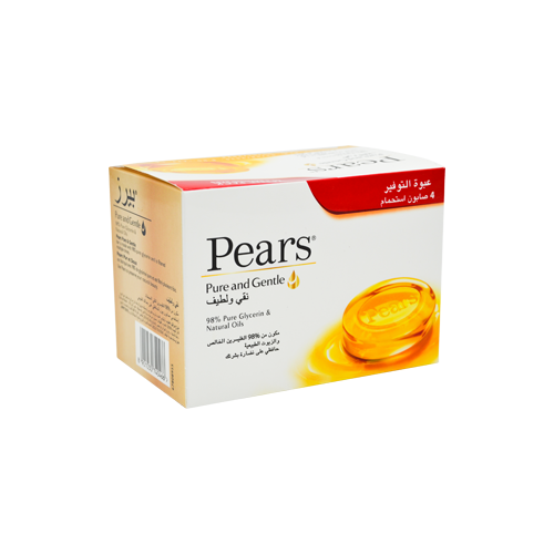 Pears Pure and Gentle Soap 4X125G