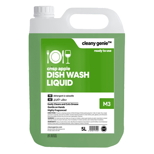 Dishwash Liquid M3 |  Crisp Apple 5L