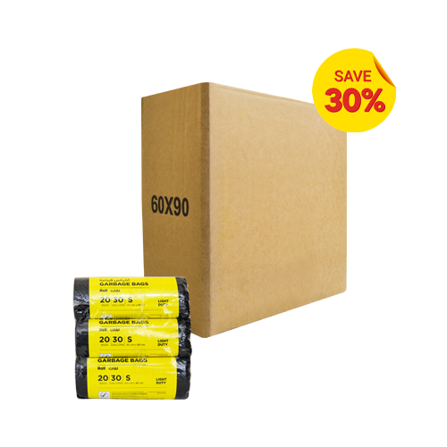 Garbage Black Rolls S | 60X90CM | 21 Rolls