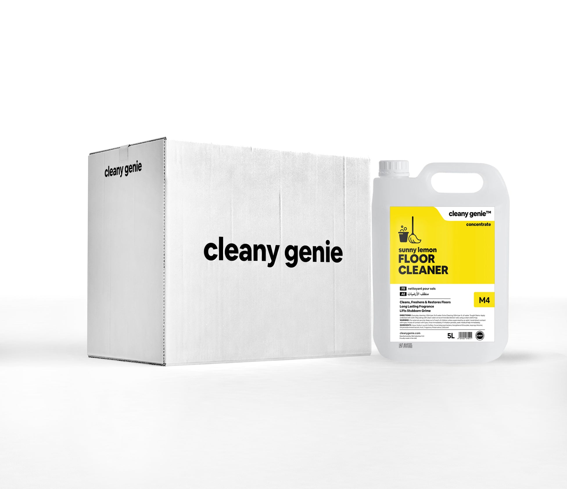 Floor Cleaner M4 | Sunny Lemon 5L | Pack of 4