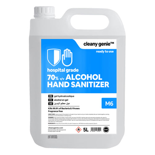 70% Alcohol Hand Sanitizer Gel M6 | 5L