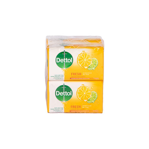 Dettol Antibacterial Soap Fresh 165G (4PCS)
