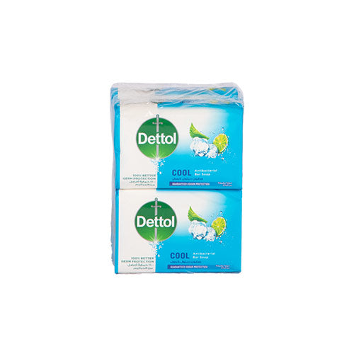 Dettol Antibacterial Soap Cool 165G (4PCS)