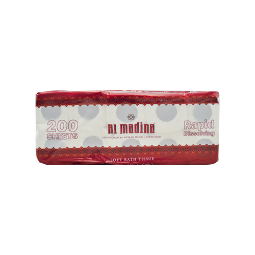 Al Madina Toilet Roll 200 Sheets | Pack of 10
