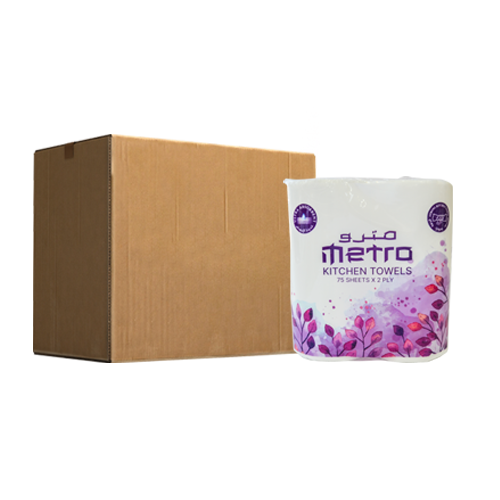 Metro Kitchen Roll Twin Pack | Pack of 12