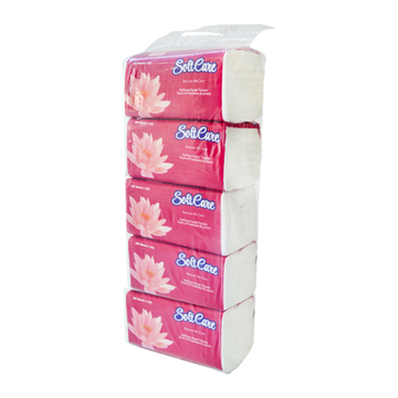 سوفت كير مناديل الوجه نايلون عبوة 600 منديل | حزمة من 5