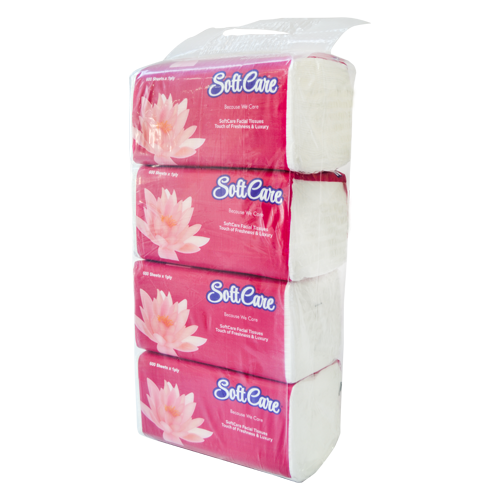 سوفت كير مناديل الوجه نايلون عبوة 600 منديل | حزمة من 5