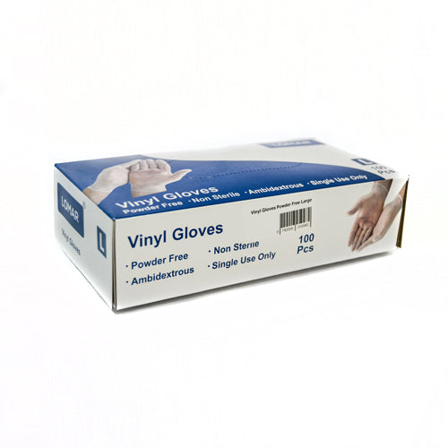Vinyl Gloves Powder Free Large