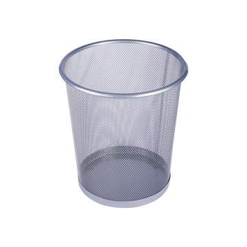dustbin-office-net-l-silver-9l