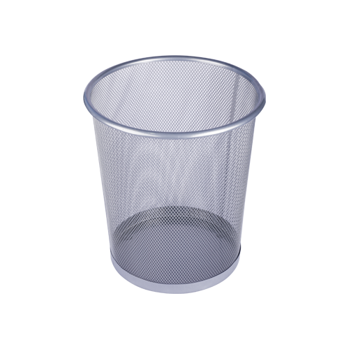 dustbin-office-net-l-silver-9l