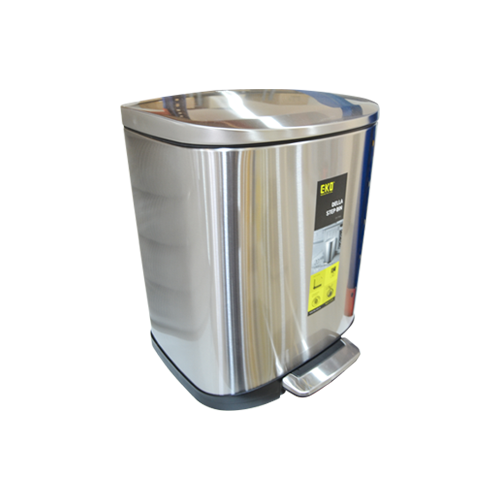 Eko Stainless Steel Step Dustbin Della | 20L