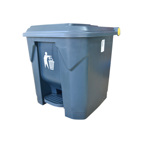 Garbage Can with Pedal 30L Grey