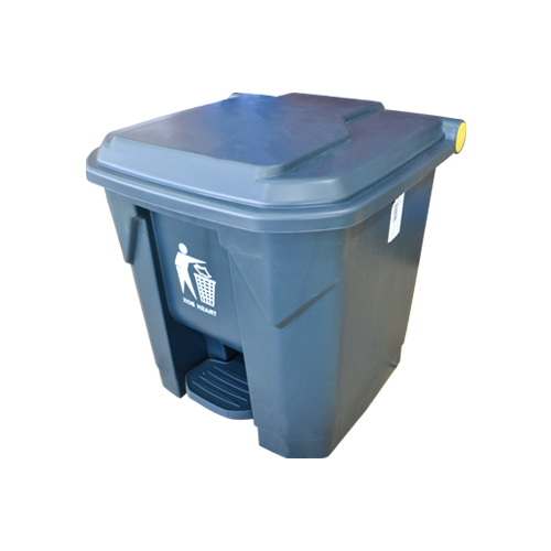 Garbage Can with Pedal 30L Grey