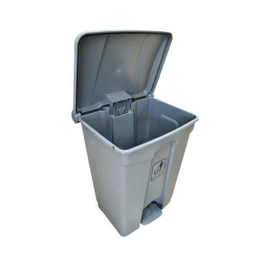 Garbage Can with Pedal 68L | Grey