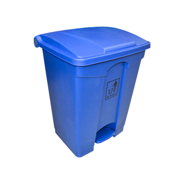 Garbage Can with Pedal 68L | Blue