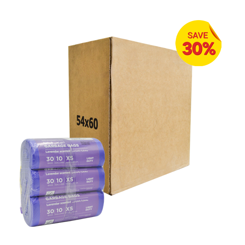 Garbage Bag Scented Lavender XS | 54X60CM | 21 Rolls (CTN)