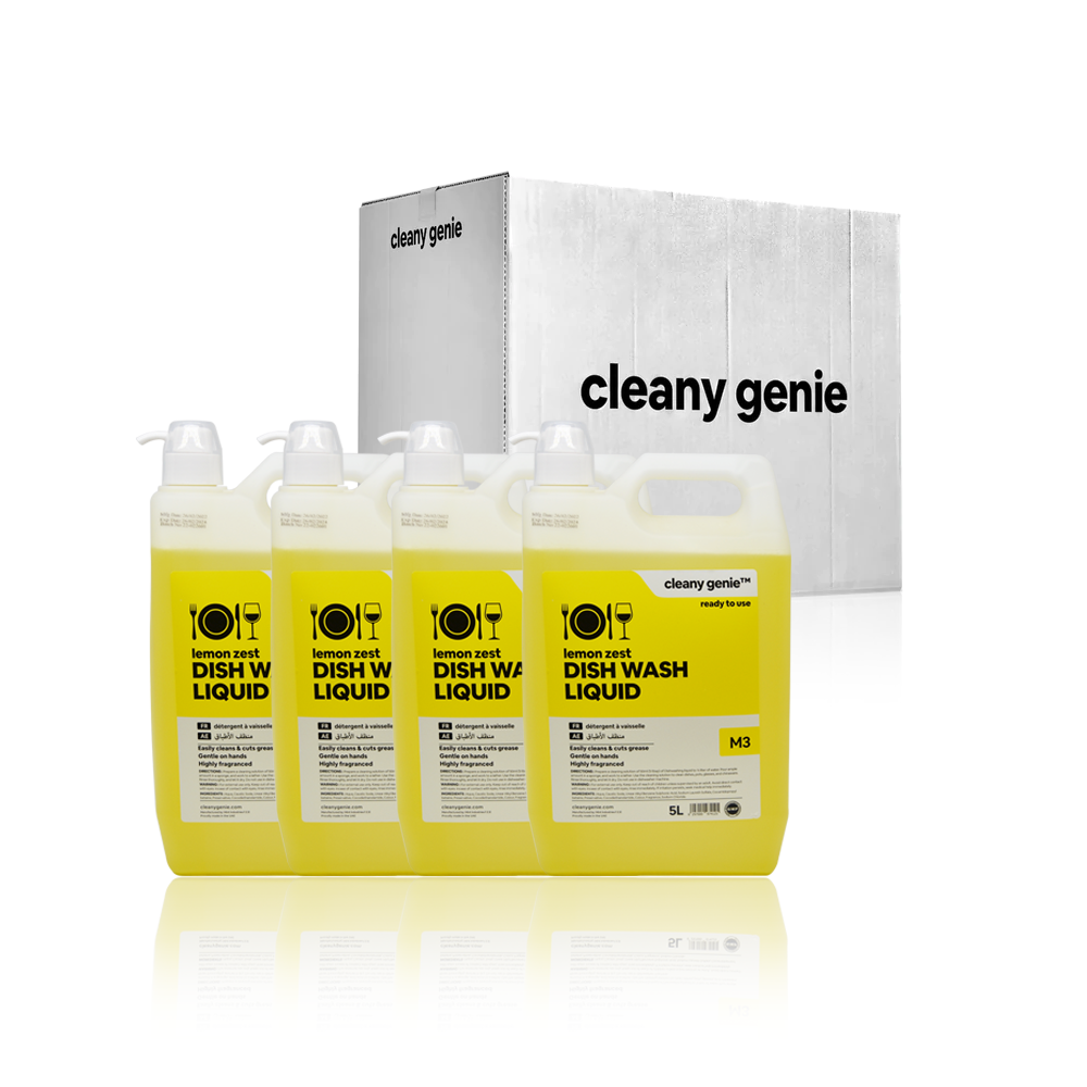M3 Dishwash Liquid 5L Lemon Zest | Pack of 4