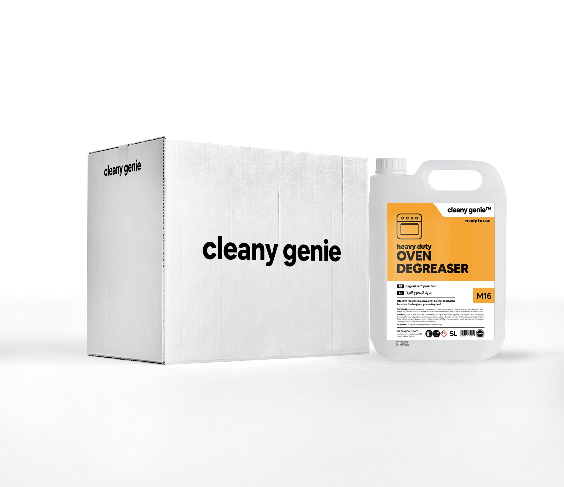 Oven Cleaner & Degreaser M16 | 5L | Pack of 4