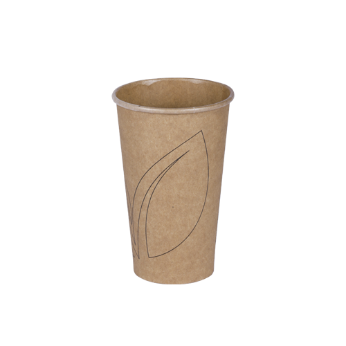Paper Cups Brown 16 OZ | Pack of 50