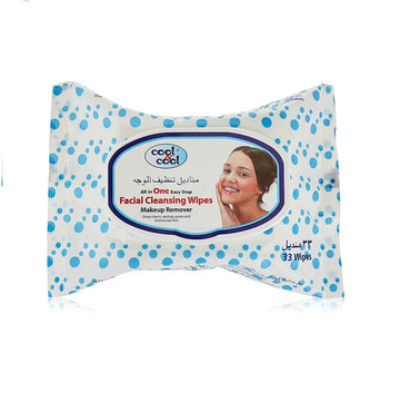 سي اند سي مناديل حريرية مزيلة للمكياج مع غطاء 33 منديل