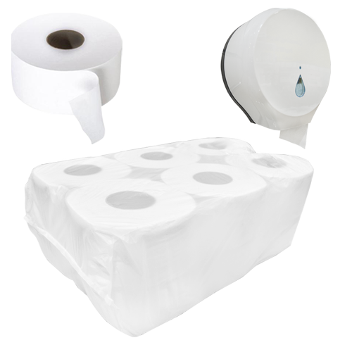 T-Tork Large Pack Toilet Roll 350g (12 Rolls)