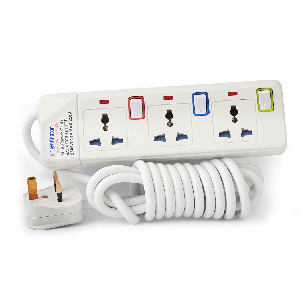 Buy Universal Power Extension Socket UAE | 3 Way Power Extension Socket