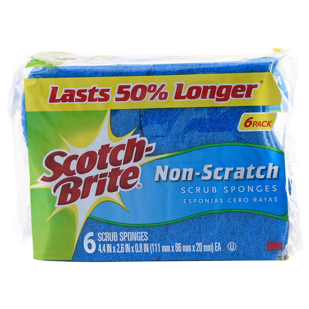 3M SB Non-Scratch Scrub Sponge 6PCS