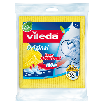 Vileda Sponge Cloth 3PCS