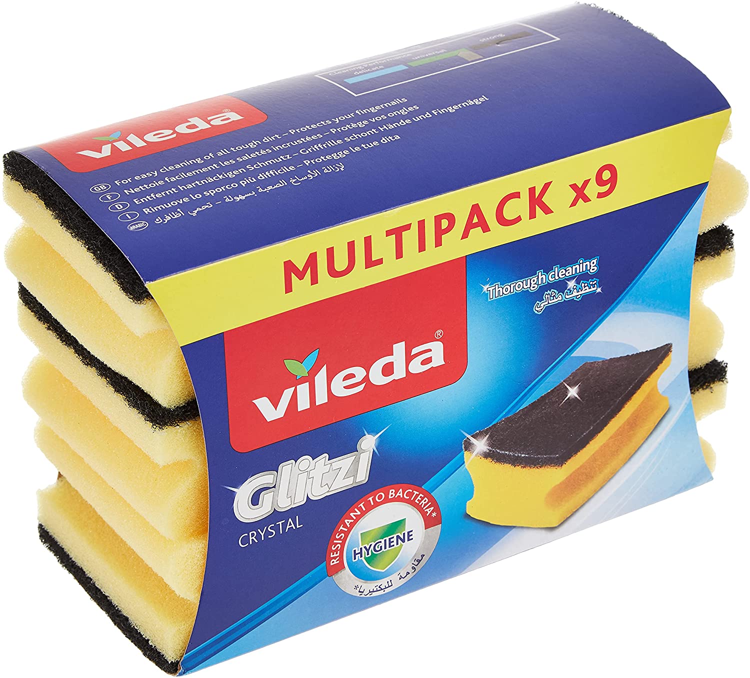 Vileda Spugna Glitzi Plus - 3pz